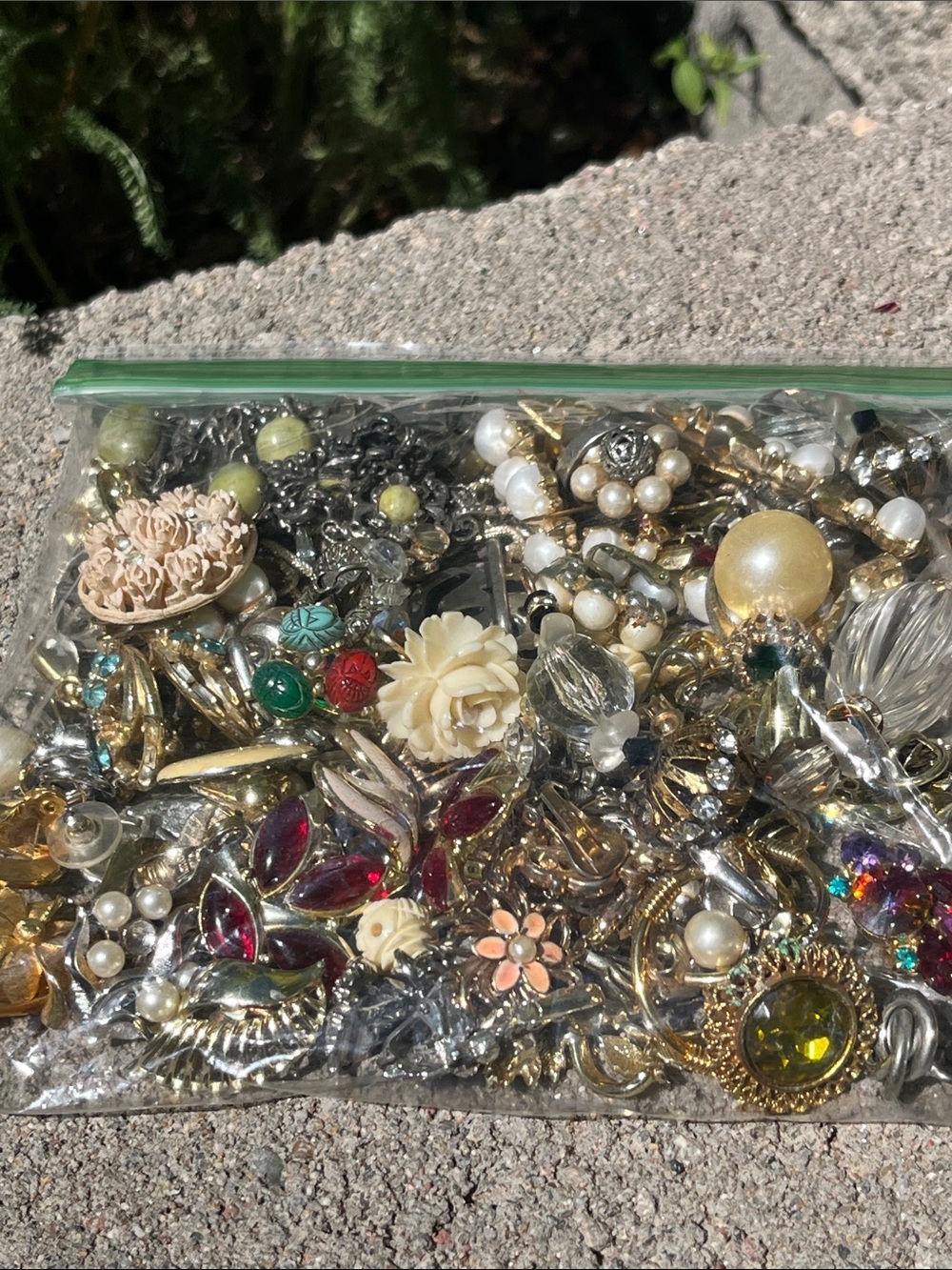 Vintage Mixed Jewelry Lot for crafting